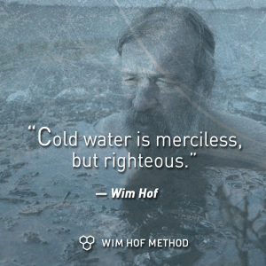 COld water is merciless, but righteous